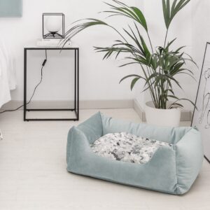 Cama para mascotas azul, vista 3